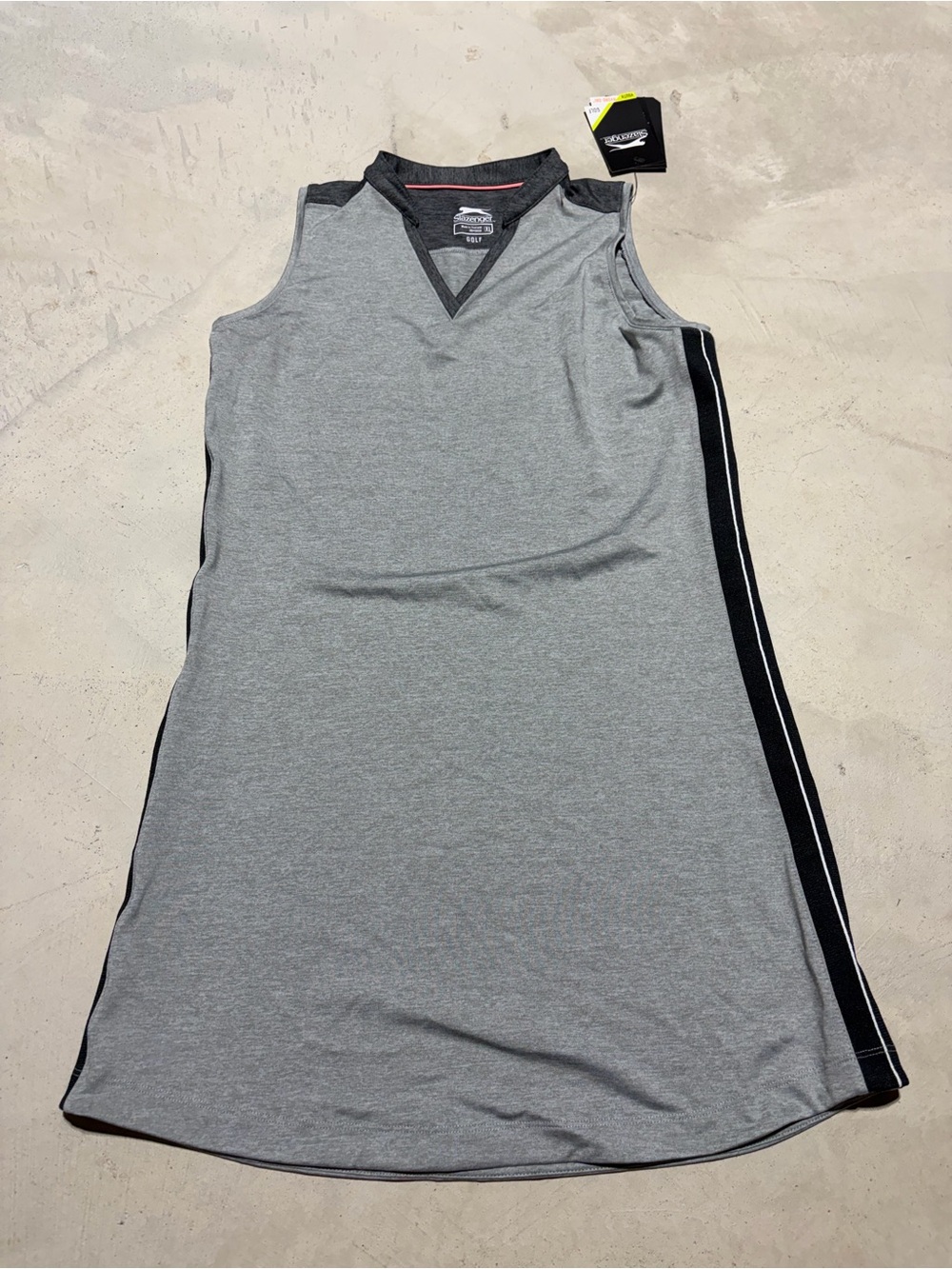 Slazenger golf Sleeveless Grey Knit Dress youth XL NWT